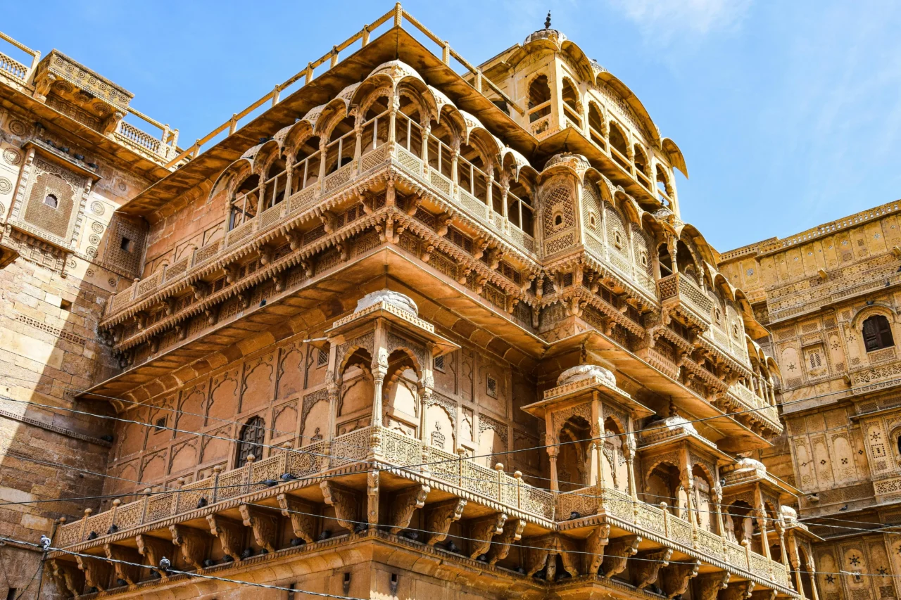 Inside view of Jaisalmer Fort and Havelis.