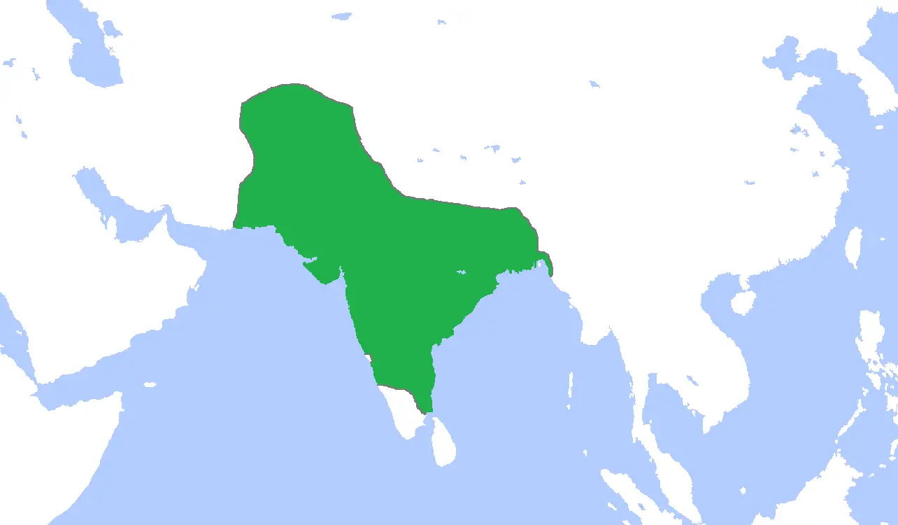 6th Mughal Aurangzeb's reign in 1700